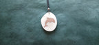 Collier Dauphin — Ivoire Végétal & Noyer