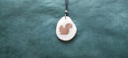 Collier Écureuil — Ivoire Végétal & Noyer
