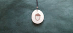 Collier Gland — Ivoire Végétal & Noyer